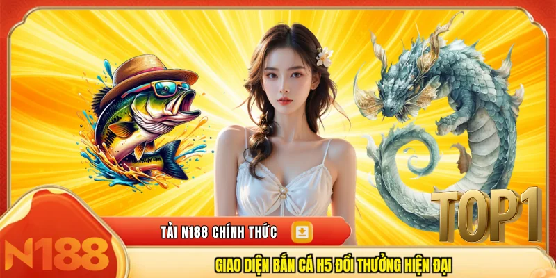 Giao diện bắn cá H5 đổi thưởng hiện đại