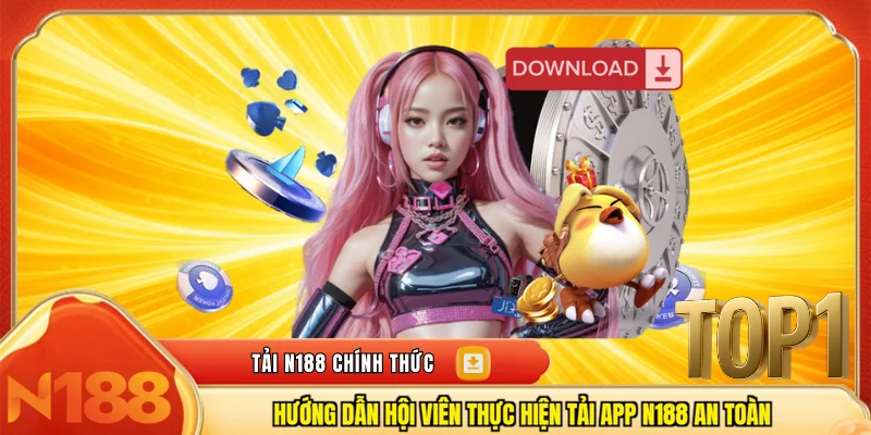 Hướng dẫn hội viên thực hiện tải app n188 an toàn