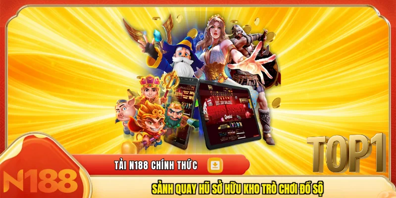 Sảnh quay hũ sở hữu kho trò chơi đồ sộ